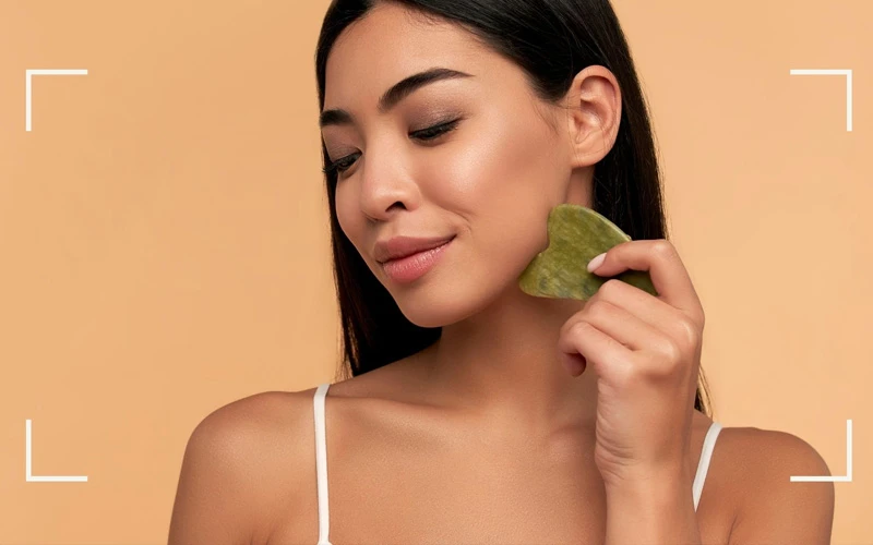 should you gua sha morning or night