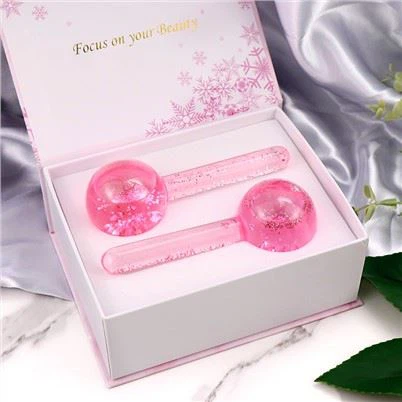 Globos de hielo rosa