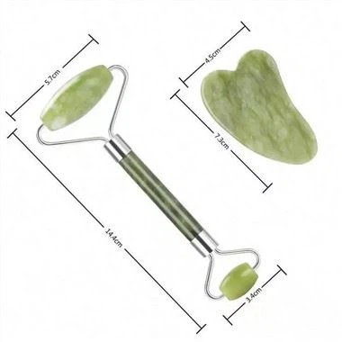 Masaje de cristal original Masaje Jade Roller y Gua Sha Tool