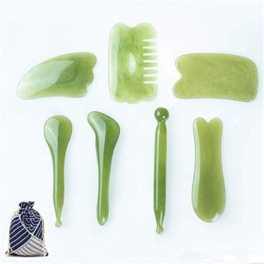 Resina natural Gua Sha Herramientas de masaje de herramientas