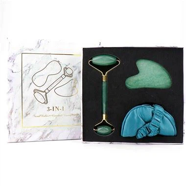 Cristales de calidad premium Roller de jade de doble cara