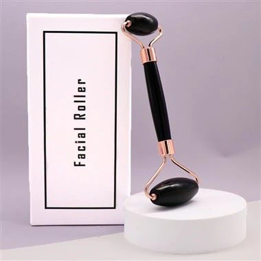 Herramienta para el cuidado de la piel Beauty Black Obsidian Jade Roller