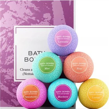 Fizzies de baño natural