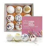 Bomba de baño de flores secas