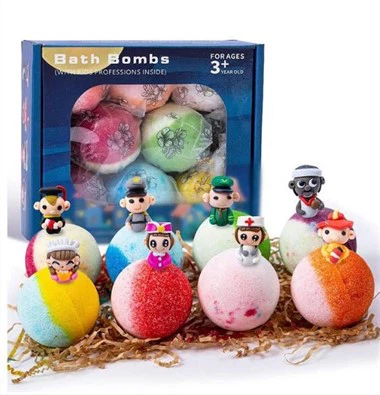 Bombas de baño orgánicas para niños