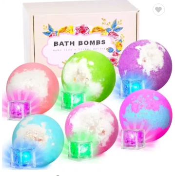 Bomba de baño iluminada