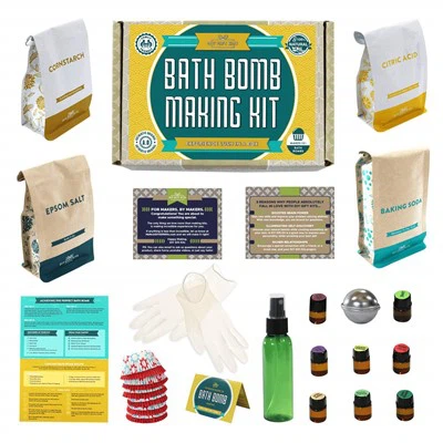 Kit de fabricación de bombas de baño para adultos