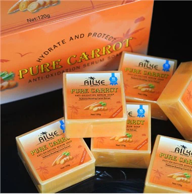 Jabón de zanahoria hidratante de vitamina E