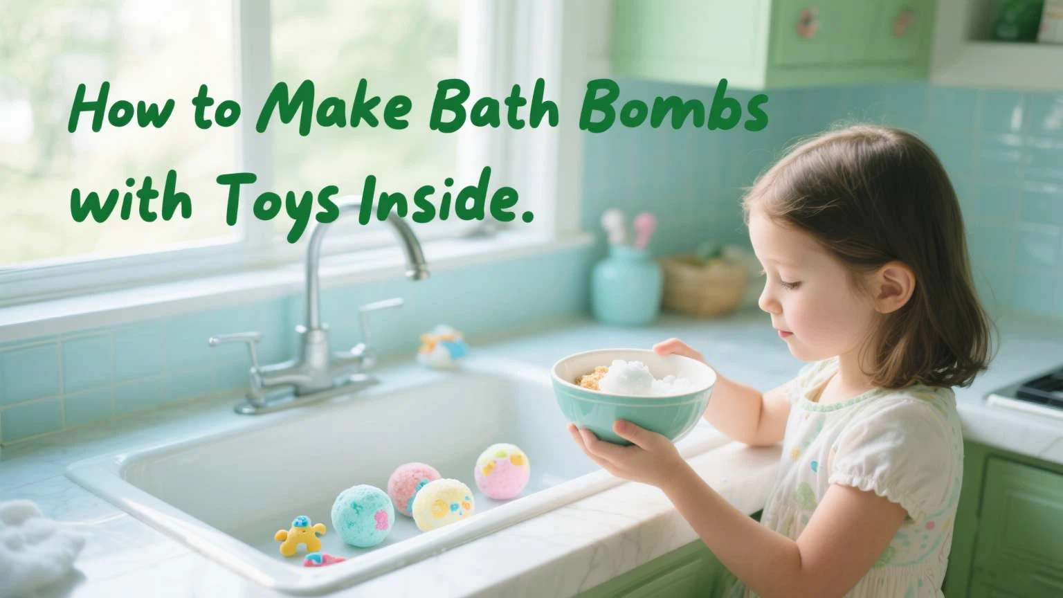 make bath bomb with toys inside make bath bomb with toys inside