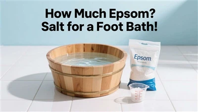 ¿Cuánta sal de Epsom para un baño de pies? La dosis ideal para la relajación ...