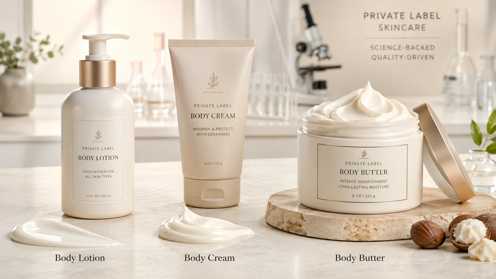 Manteca corporal, loción corporal o crema corporal: ¿qué producto debería ele...